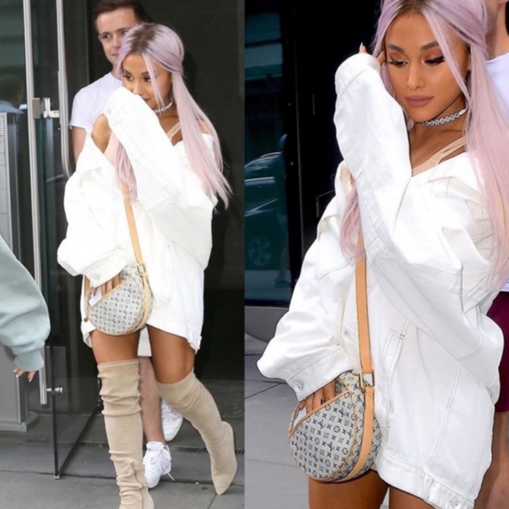 Louis Vuitton: Round Monogram LV Mini Crossbody Bag (seen on Ariana Grande) - Picture 4 of 16
